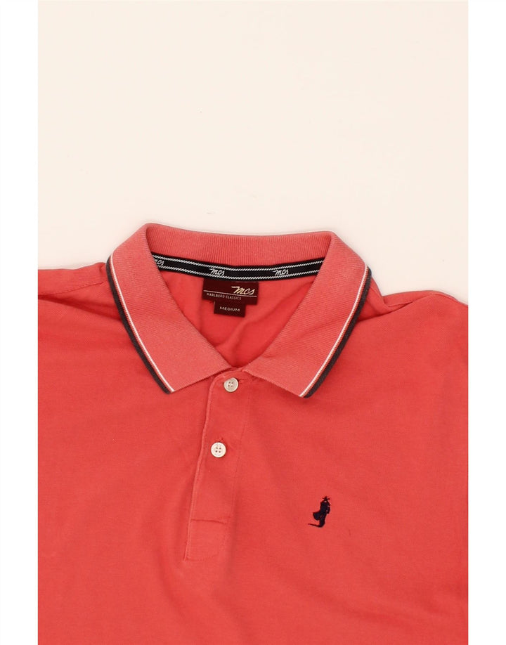 MARLBORO CLASSICS Mens Polo Shirt Medium Red Vintage Marlboro Classics and Second-Hand Marlboro Classics from Messina Hembry 