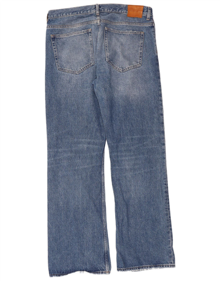 GANT Jean Bootcut Homme W36 L34 Bleu Coton