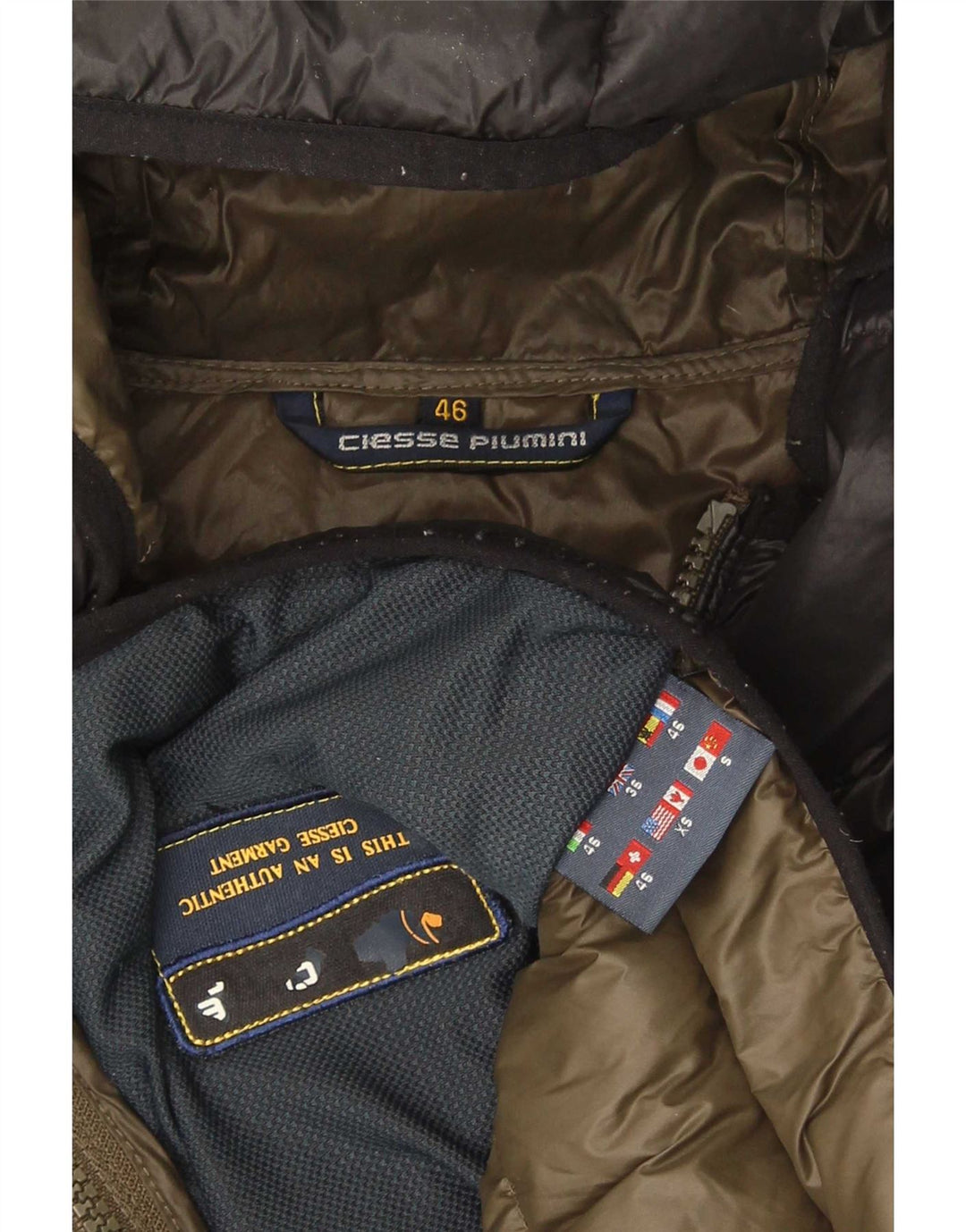 Ciesse Piumini Veste matelassée à capuche pour homme UK 36 Small Noir