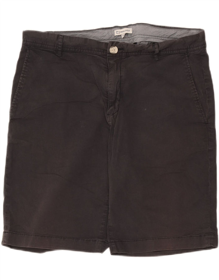 Woolrich Short Chino Homme W36 Large Noir Coton