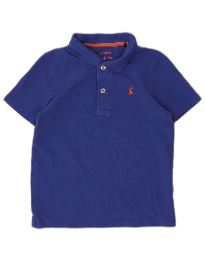 JOULES Polo Garçon 7-8 ans Bleu Coton