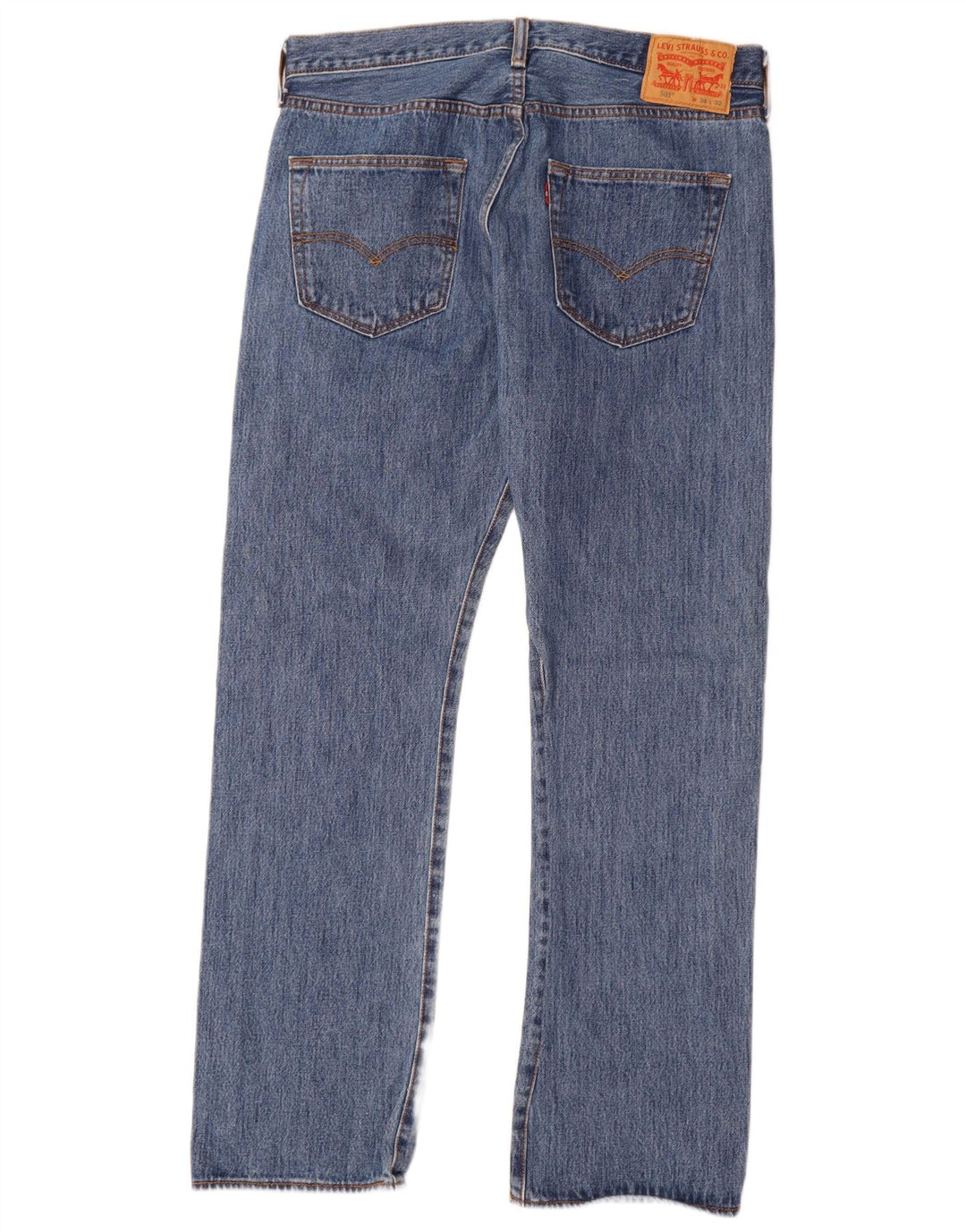 Levi's Jean Droit 501 Homme Bleu W34 L32 Coton