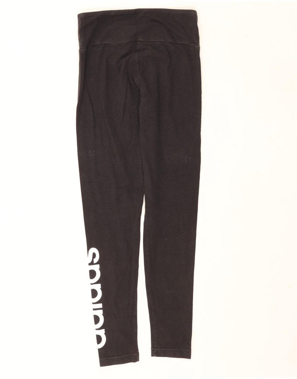 Adidas Legging graphique pour femme UK 8/10 Petit Noir