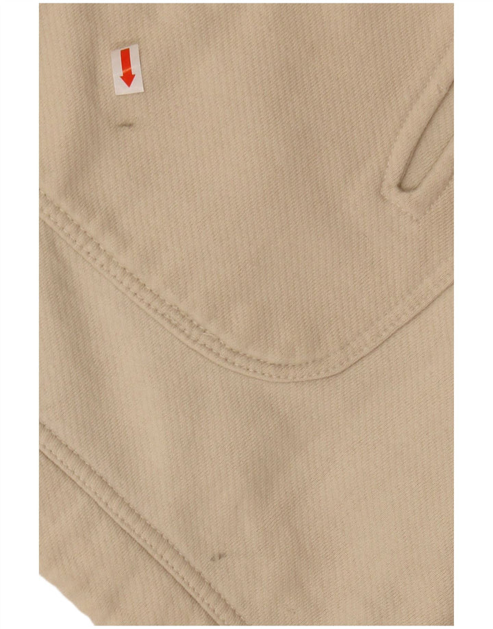 REEBOK Pull à Capuche Coupe Ample XS Homme Blanc Cassé