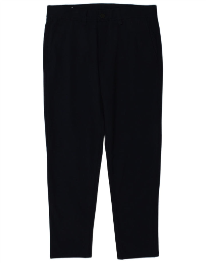Zara Pantalon Chino Slim Homme EU 40 Medium W31 L29 Bleu Marine Polyester