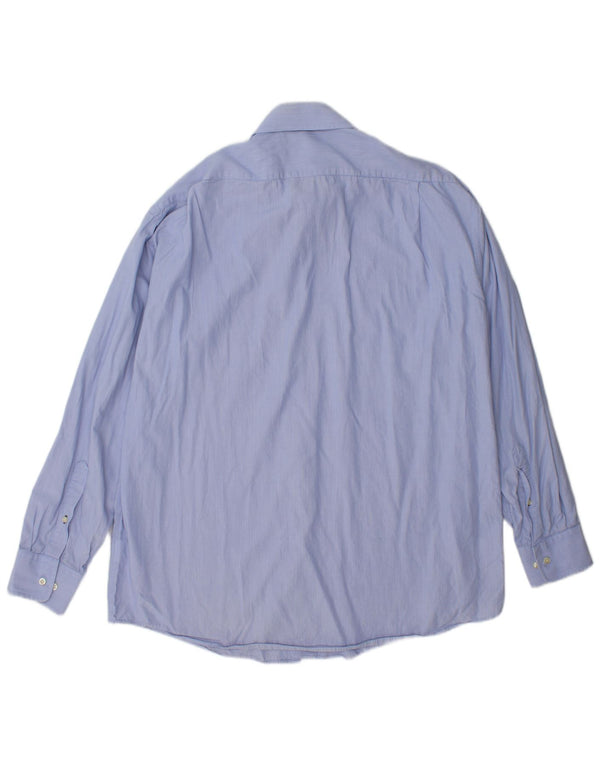 Tommy Hilfiger Chemise Homme Taille 16 1/2 Grande Rayure Bleue