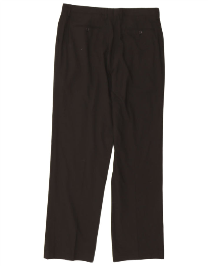 NAUTICA Pantalon de costume Rigger Pegged pour homme, coupe classique, W36 L34, noir