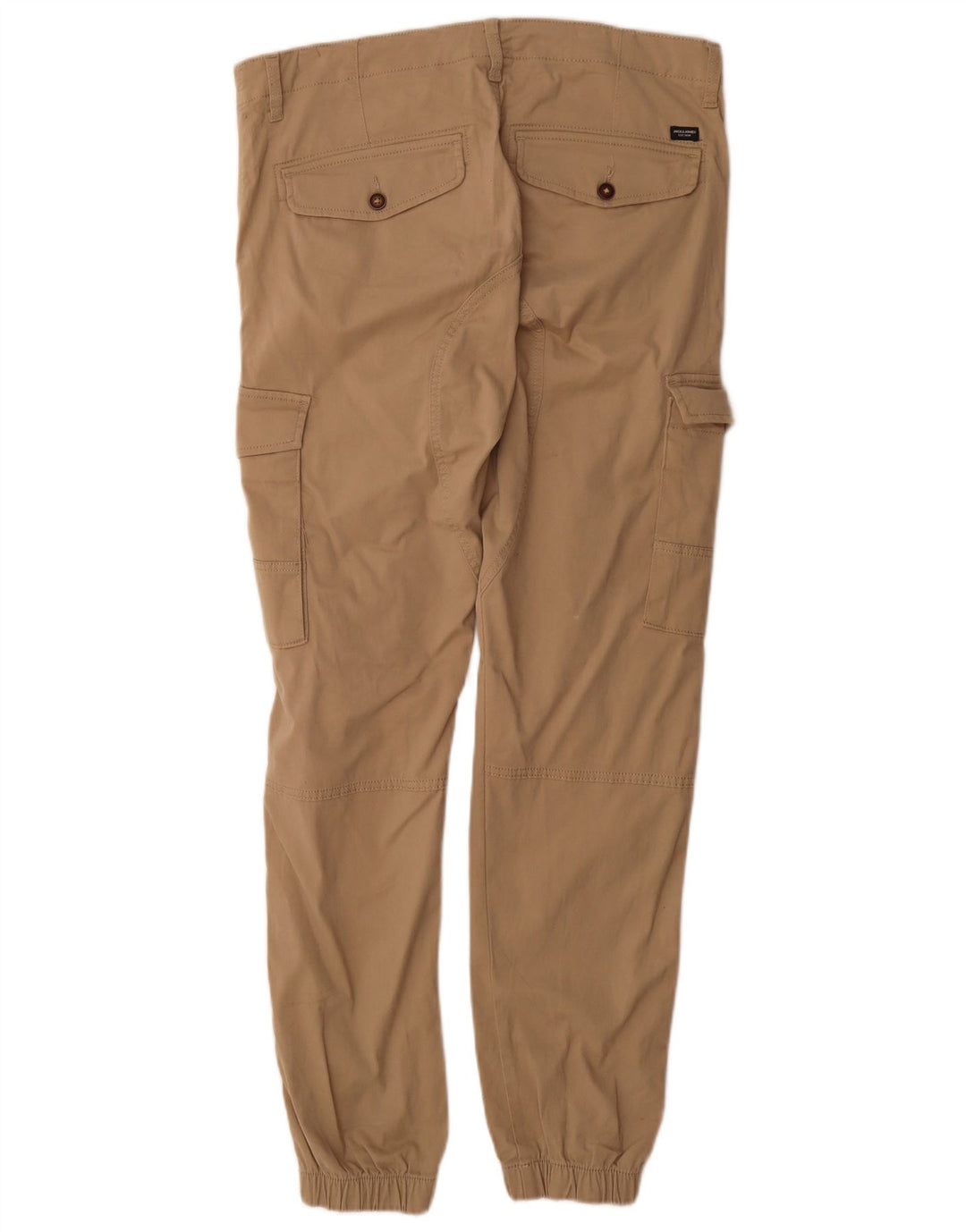 Jack & Jones Pantalon cargo de jogging pour homme W33 L34 Beige