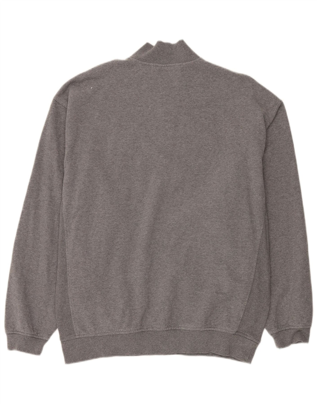 Nike Sweat-shirt à col zippé pour homme Grand coton moucheté gris