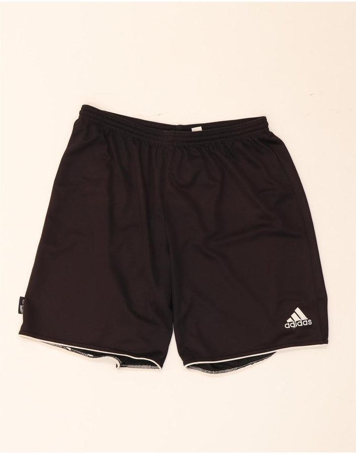 Adidas Short de sport Climalite pour homme, grand, noir, polyester