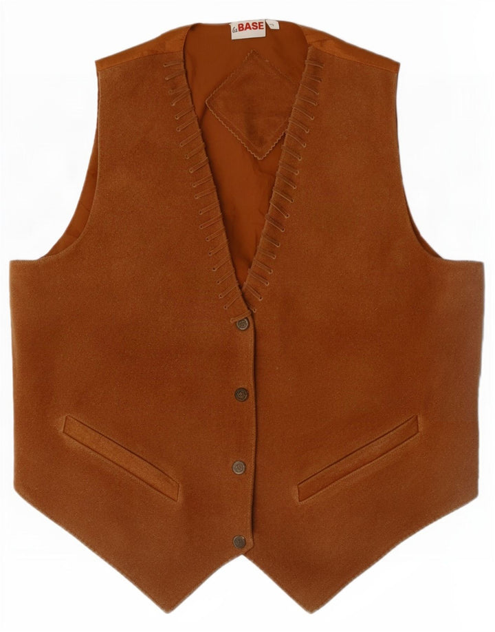gilet en daim vintage pour homme petit cuir beige