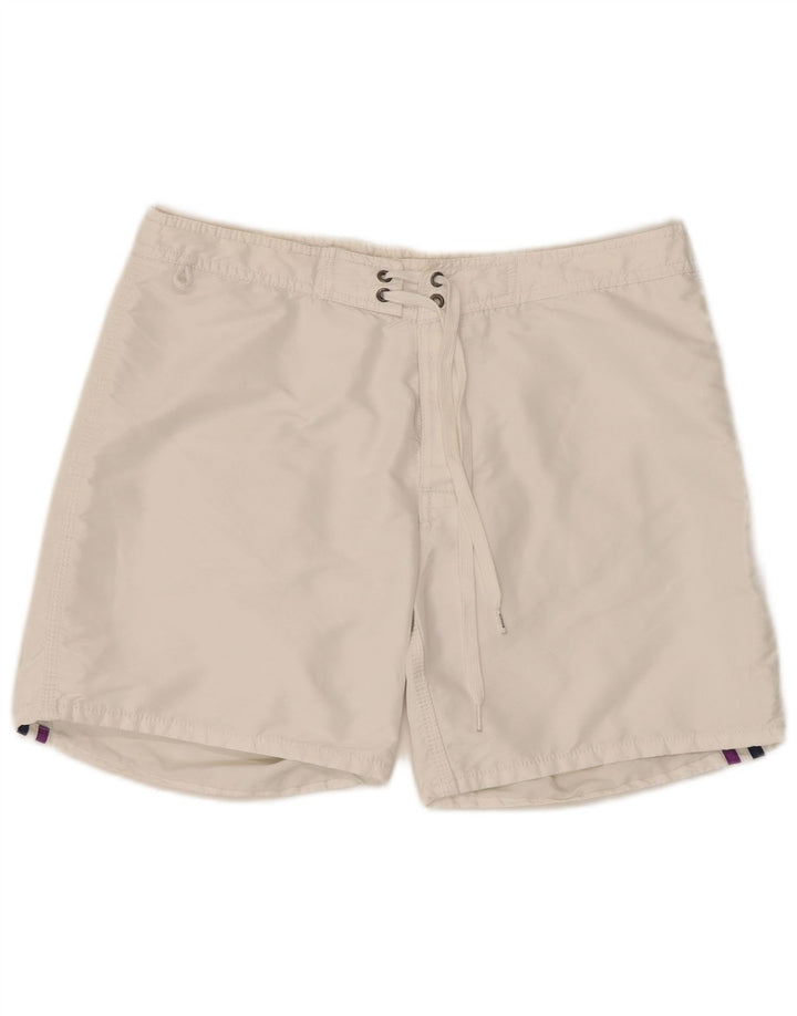 Sundek Short de bain homme grand blanc polyester