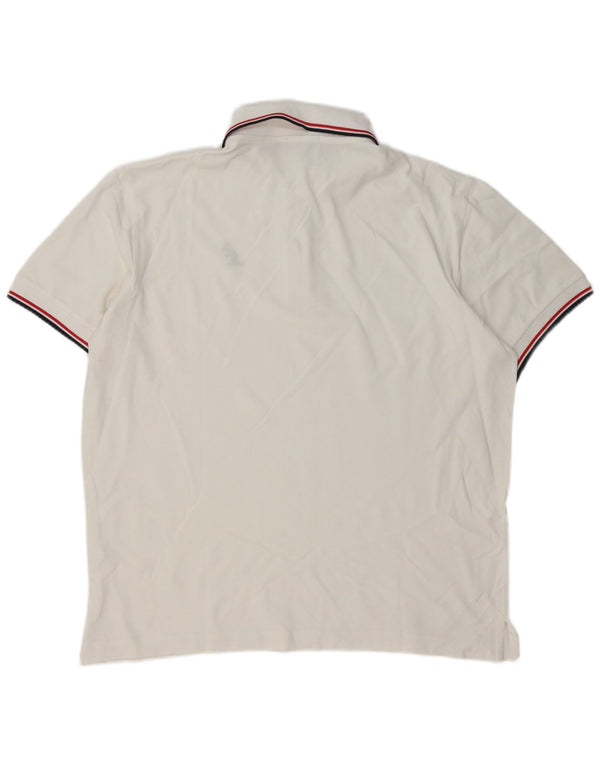 AUSTRALIAN L'ALPINA Polo Homme IT 56 XL Blanc Rayé Coton