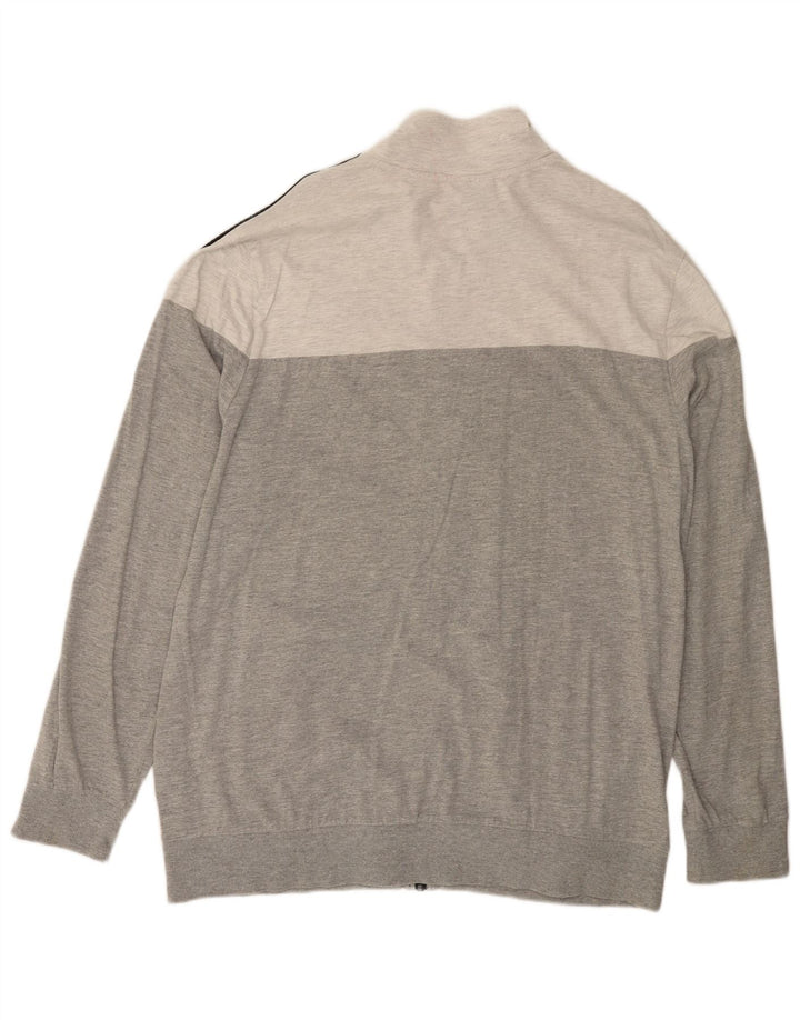 Lotto Veste de survêtement pour homme 2XL Gris Colorblock Coton