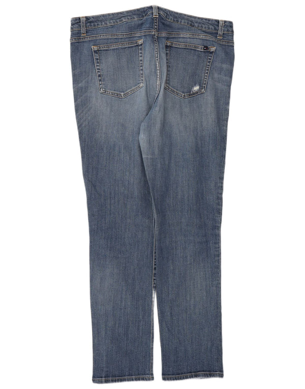 Tommy Hilfiger Jean slim effet vieilli W36 L31 en coton bleu pour femme