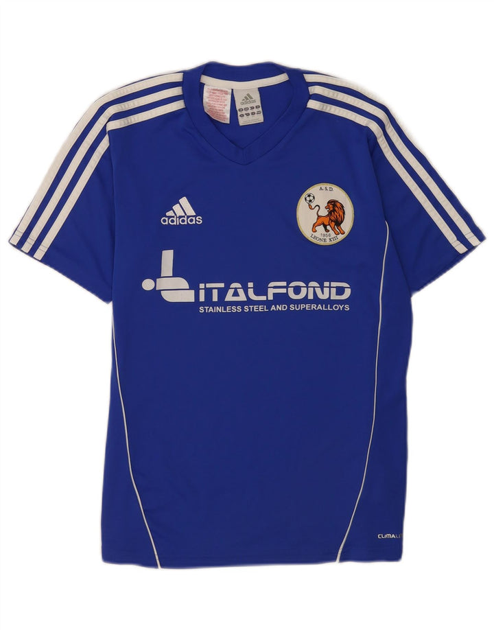 Adidas Hommes Climalite Graphic T-Shirt Top XS Bleu Polyester