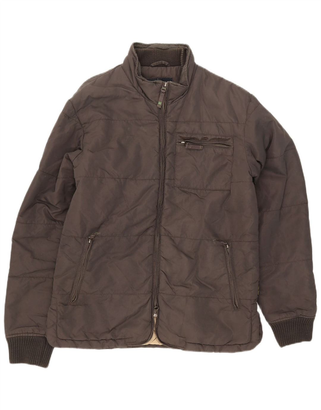 Armani Jeans Veste matelassée homme EU 48 gris moyen polyamide