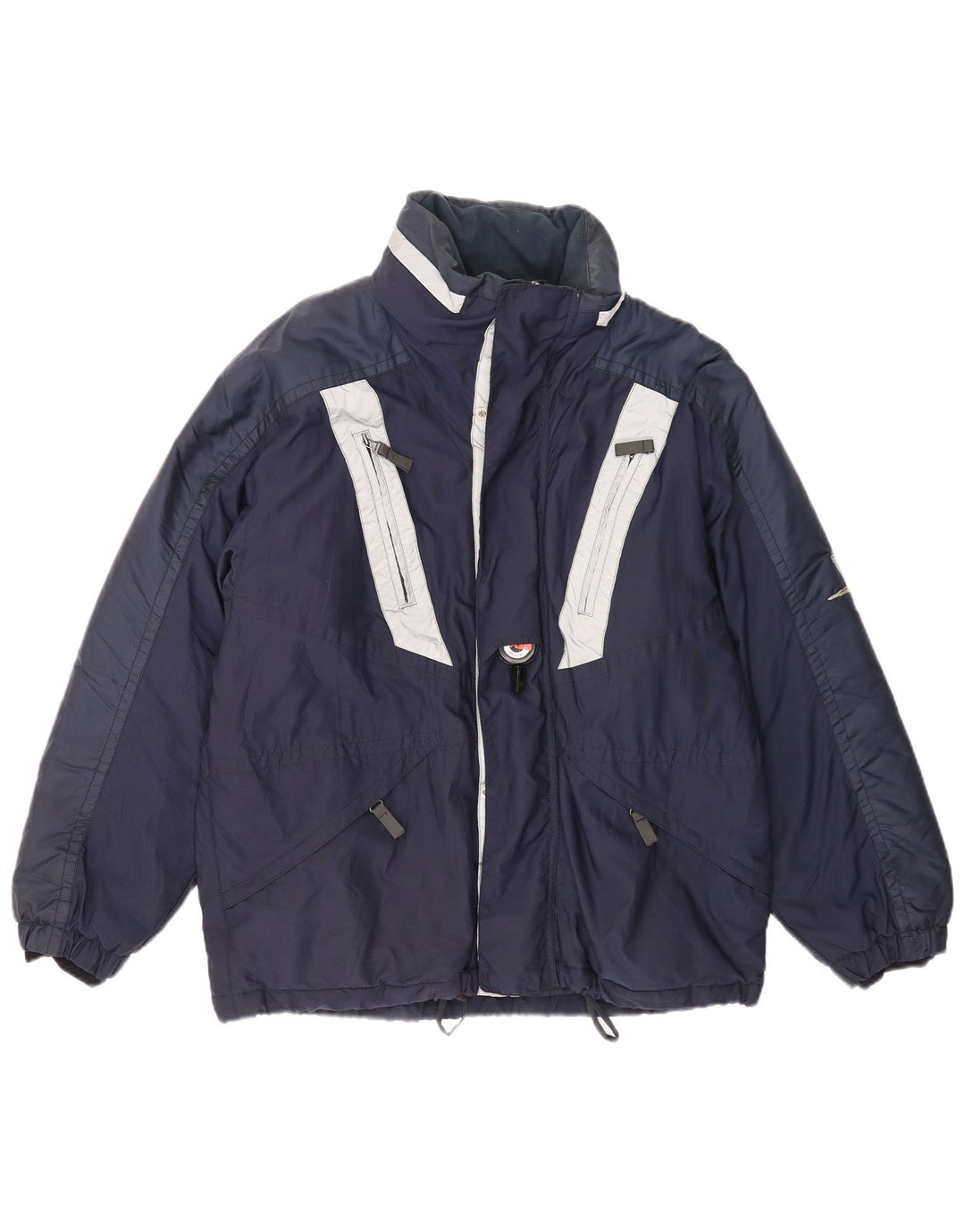 Belfe & Veste de ski IT 48 Medium Navy Blue Colourblock Polyamide