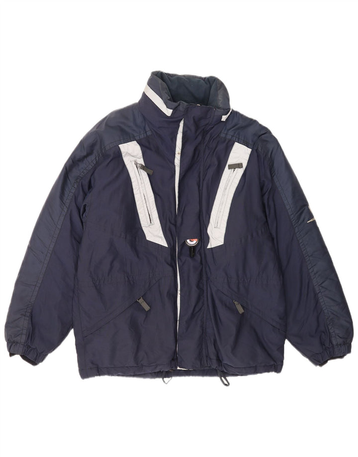 Belfe & Veste de ski IT 48 Medium Navy Blue Colourblock Polyamide