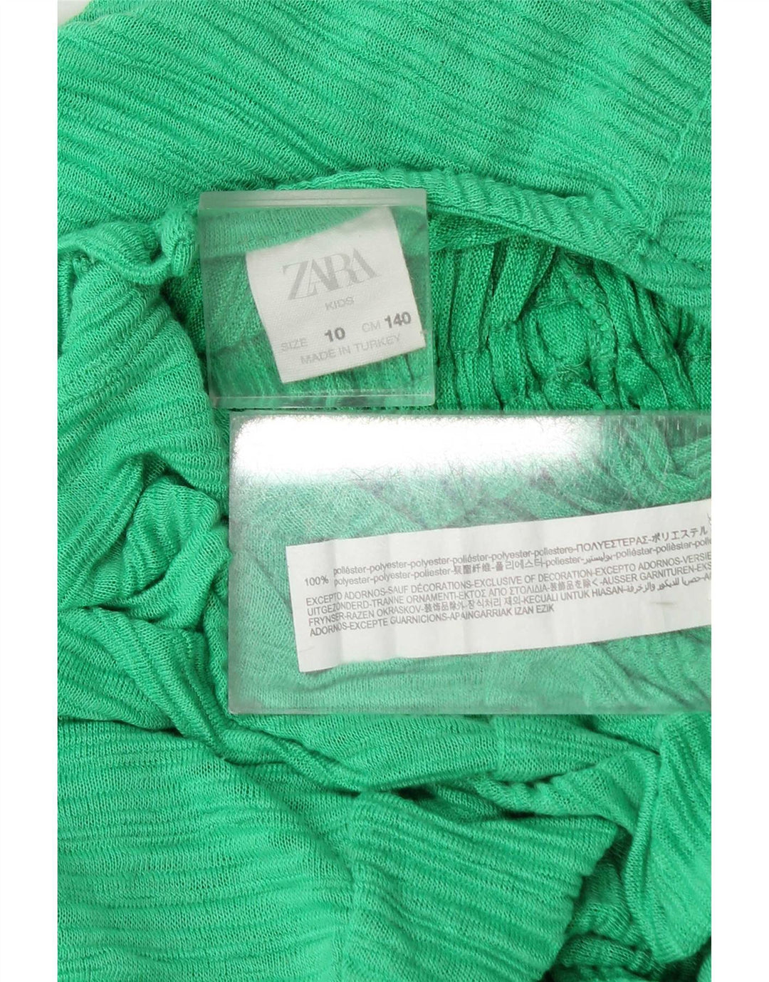 Combinaison Zara Fille 9-10 ans Vert Polyester