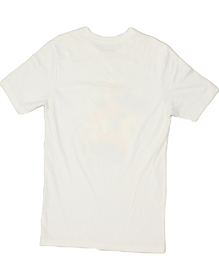 JORDAN Mens Graphic T-Shirt Top Small White | Vintage Jordan | Thrift | Second-Hand Jordan | Used Clothing | Messina Hembry 