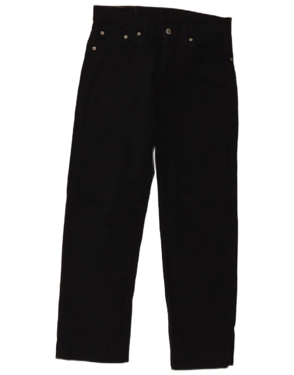 Levi's Mens 751 Straight Casual Trousers W30 L28 Black Cotton