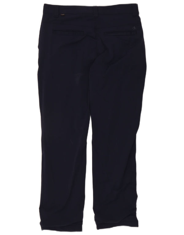 Calvin Klein Pantalon Chino Droit Golf Homme W36 L31 Bleu Marine Nylon