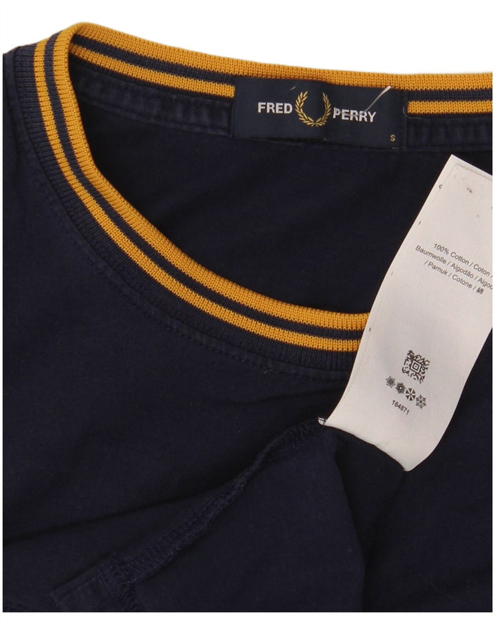 Fred Perry T-Shirt Homme Haut Petit Bleu Marine Coton