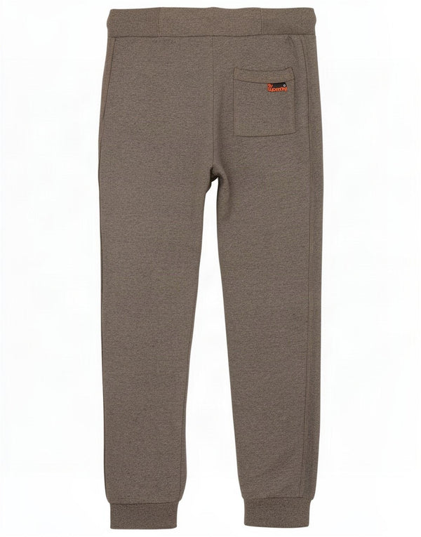 Superdry Pantalon de survêtement coupe slim pour homme Pantalon de jogging en coton moucheté gris Large