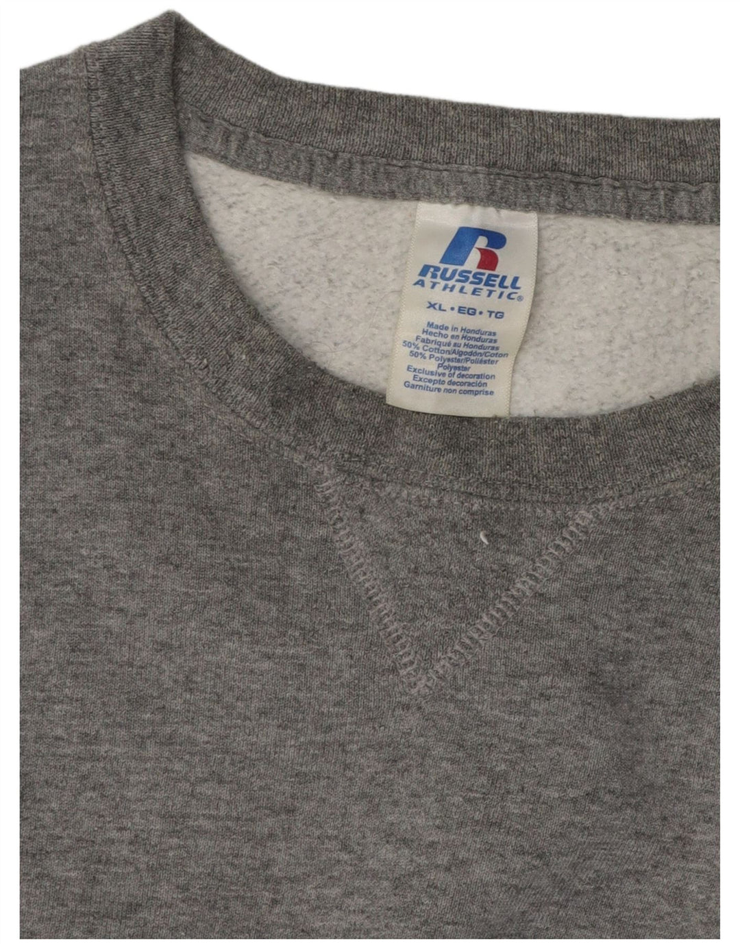 RUSSELL ATHLETIC Sweat-Shirt Homme XL Gris Coton