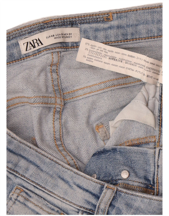 Zara Jean slim en détresse pour homme EU 40 Medium W31 L30 Bleu Coton