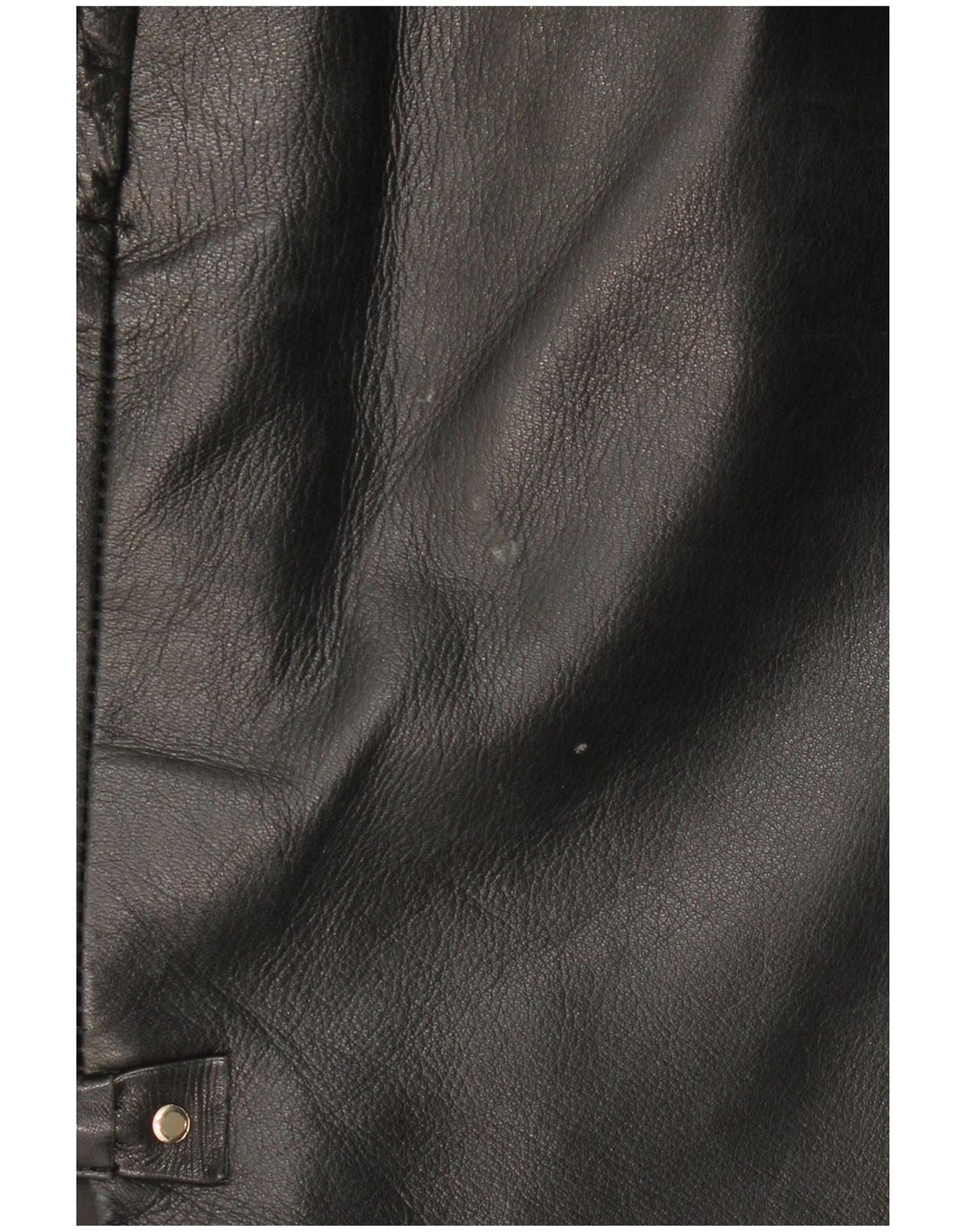 jupe en cuir femme vintage W32 Grand Noir