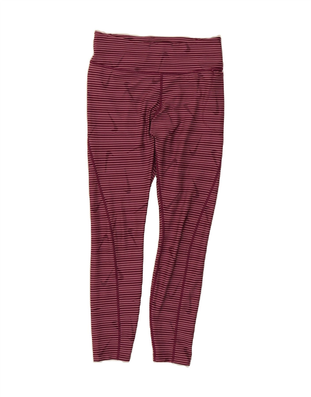 NIKE Womens Dri Fit Leggings UK 8 Small  Pink Striped Polyester Vintage Nike and Second-Hand Nike from Messina Hembry 