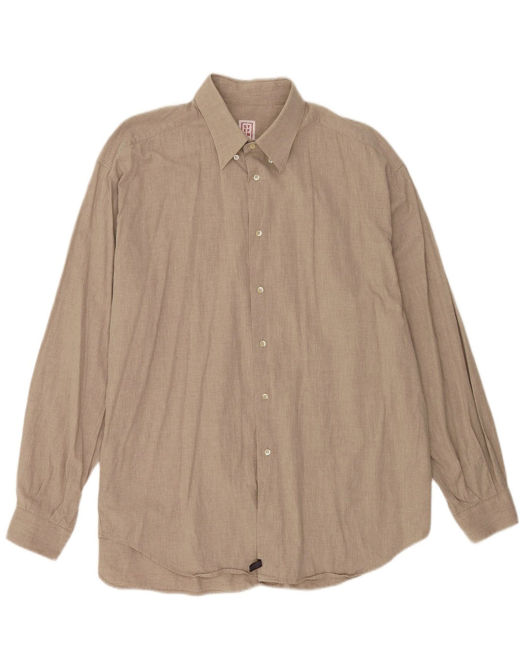 Stefanel Chemise Homme XL Coton Beige