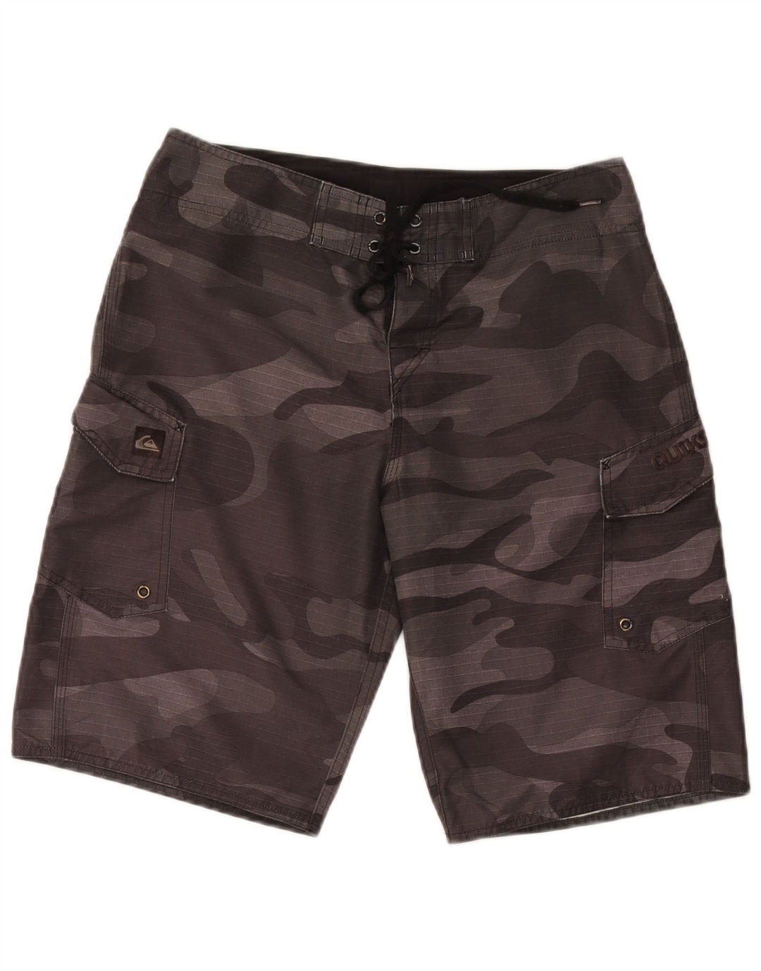 Quiksilver Short de Bain Homme Gris Moyen Camouflage Polyester
