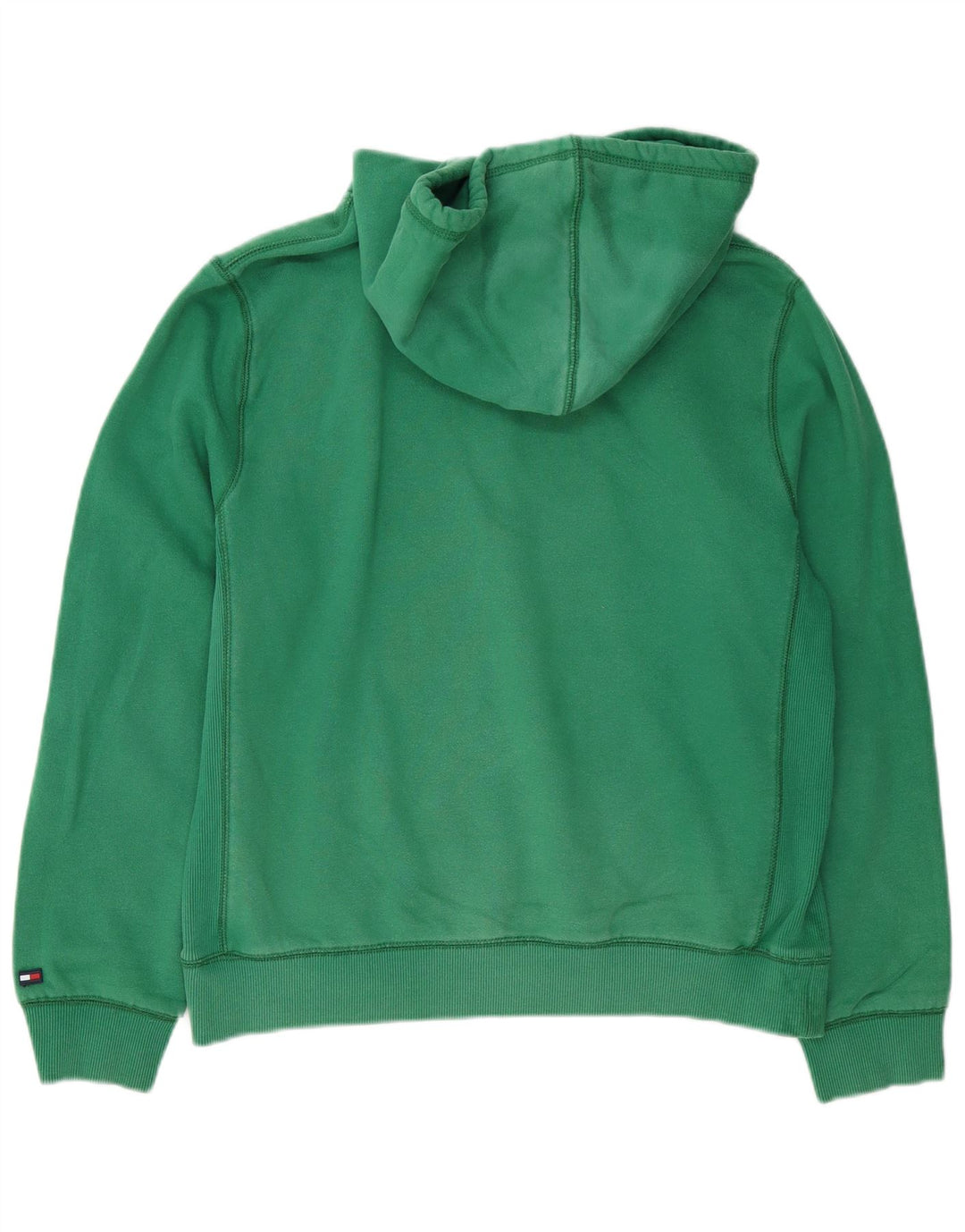 Tommy Hilfiger Pull à Capuche Graphique Homme Vert Moyen