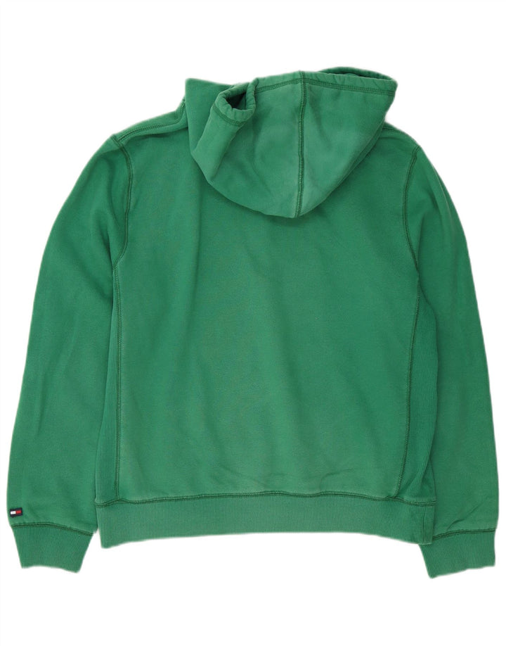Tommy Hilfiger Pull à Capuche Graphique Homme Vert Moyen