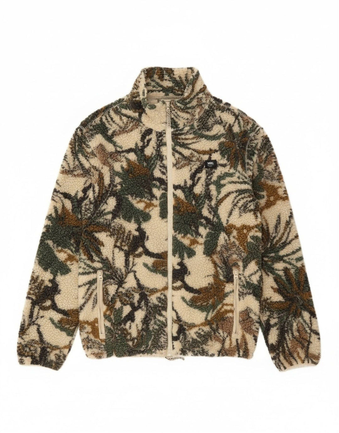 Vans Veste polaire pour homme UK 38 Polyester vert moyen floral