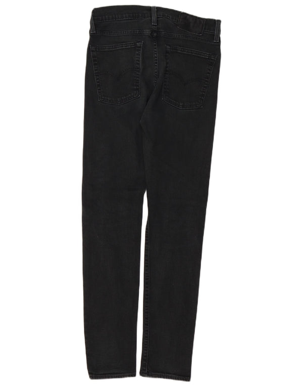 Levi's Womens 511 Slim Jeans  W30 L30 Black Cotton