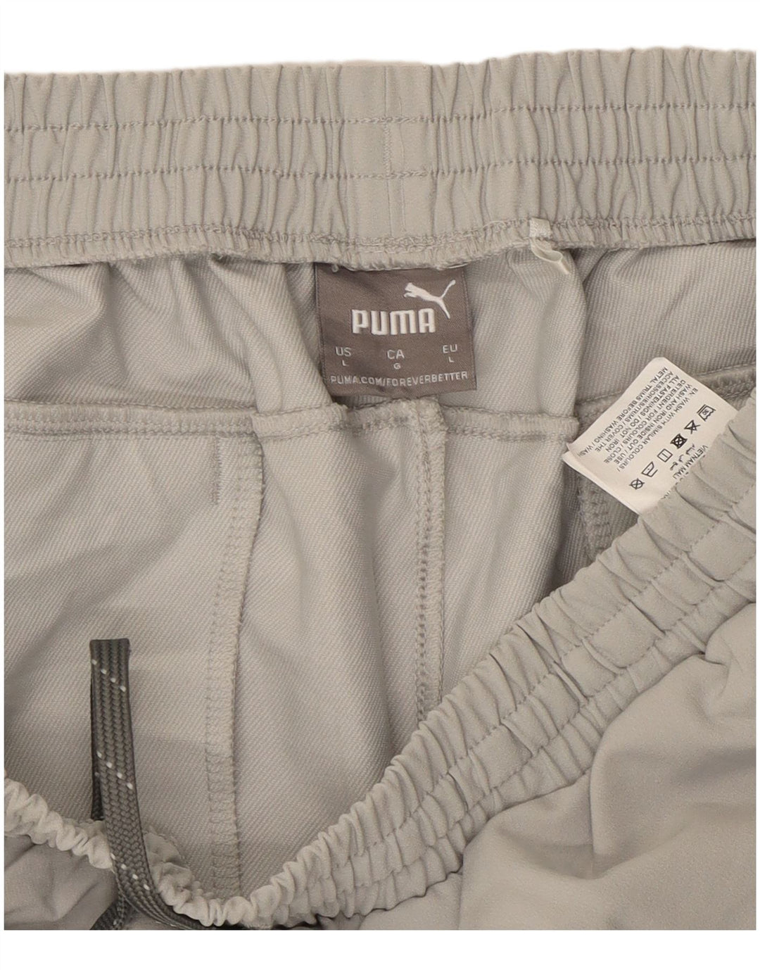Puma Pantalon de survêtement pour homme Gris Taille L Polyester