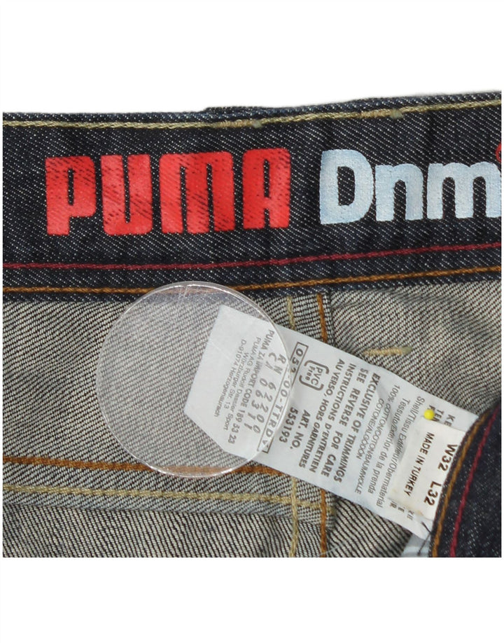 Puma Jean droit W32 L28 homme bleu marine coton