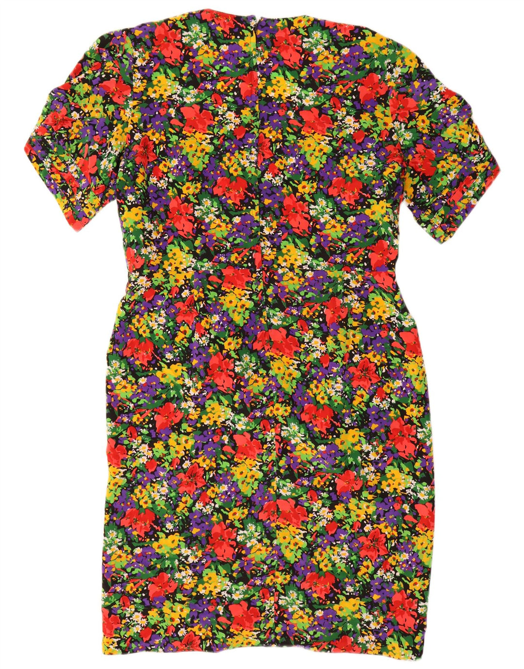 Robe fourreau vintage pour femmes US 18 2XL Polyester floral multicolore