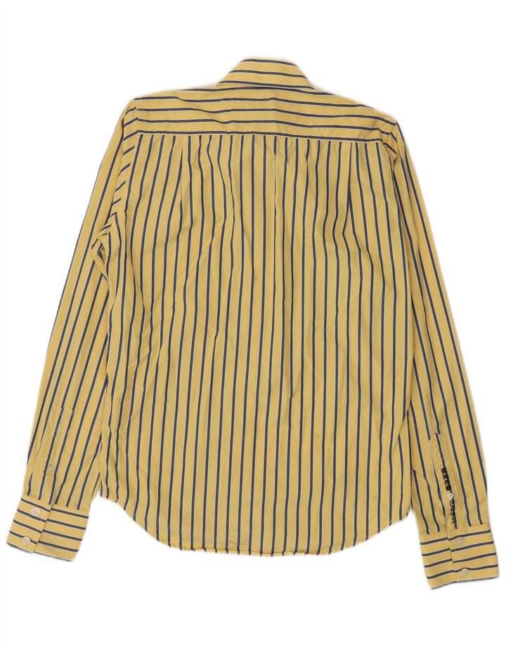 Superdry Chemise En Coton À Fines Rayures Jaune Moyen Homme