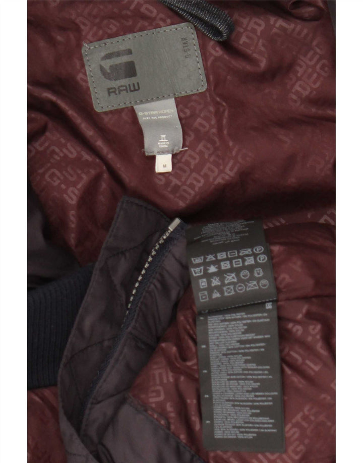G-Star Veste rembourrée pour femme UK 14 Polyester color block violet moyen