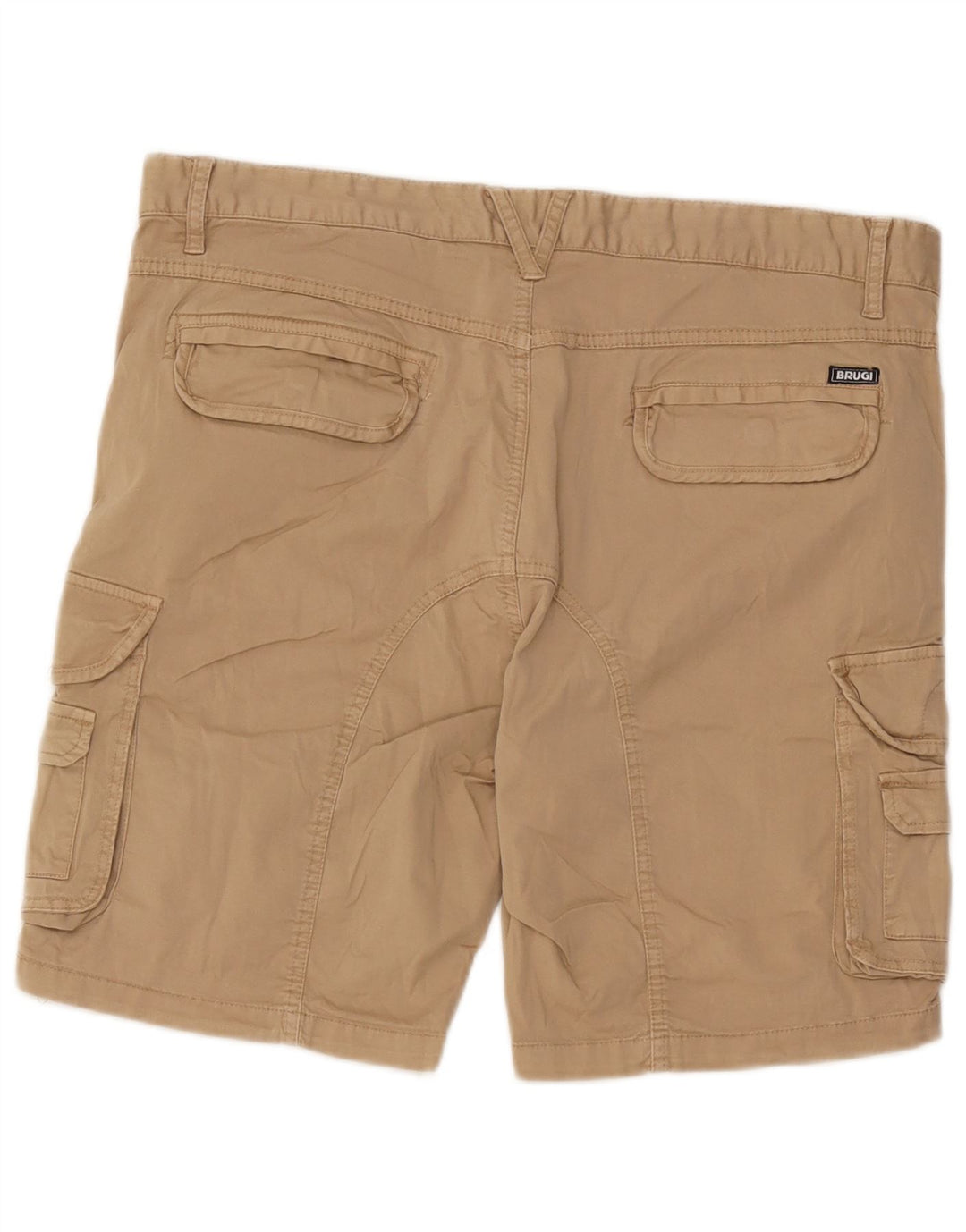 Brugi Short Cargo Homme W36 Grand Coton Beige