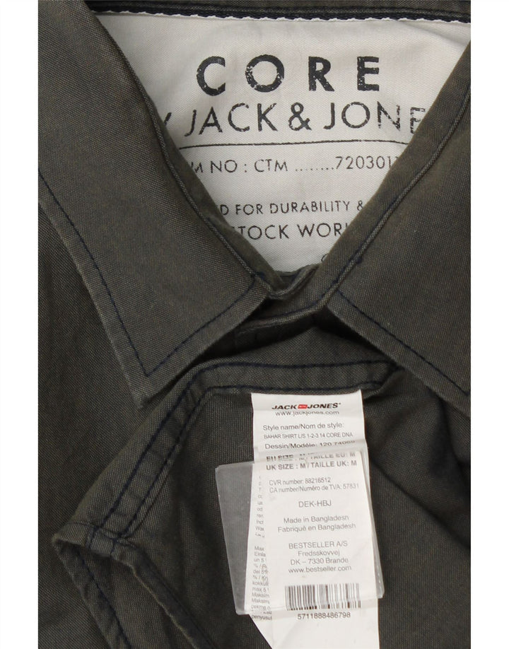 Jack & Jones Chemise Homme Kaki Moyen Coton