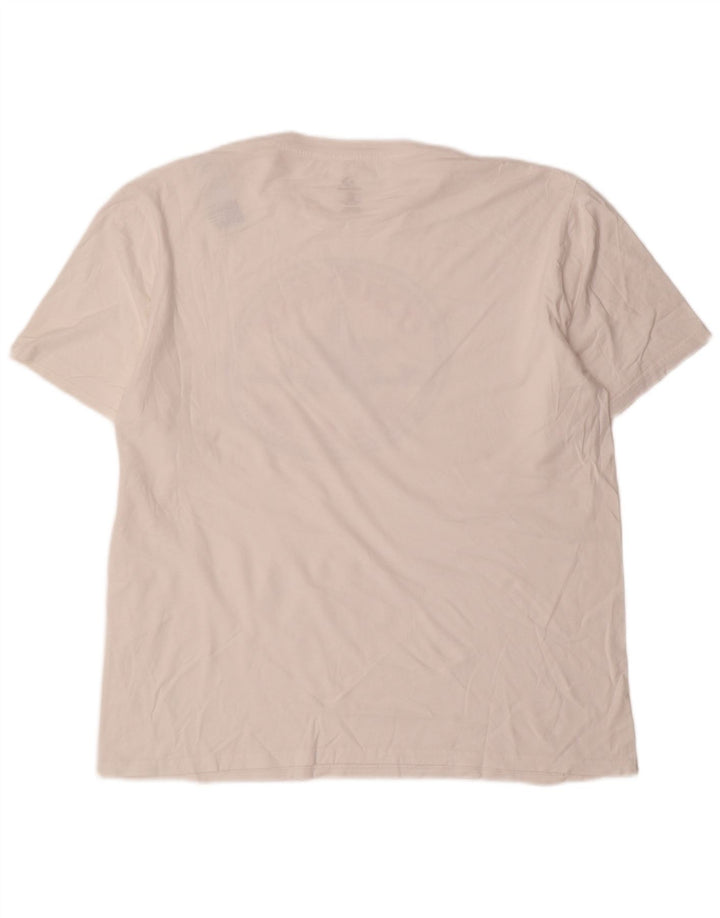 Converse T-shirt graphique pour homme en coton blanc Taille L