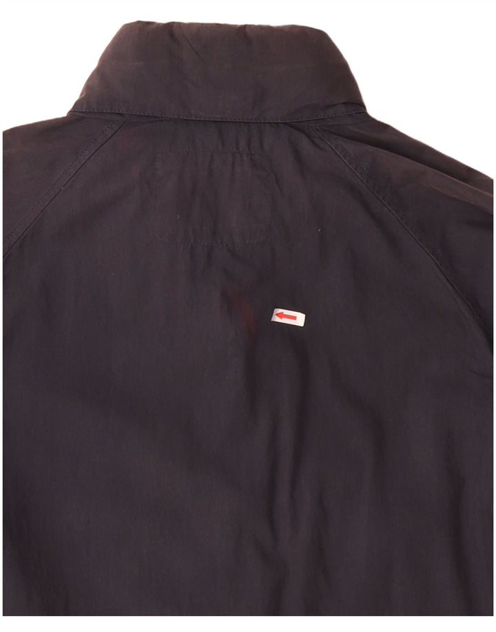 Kappa Veste Bomber Homme UK 44 2XL Bleu Marine Coton