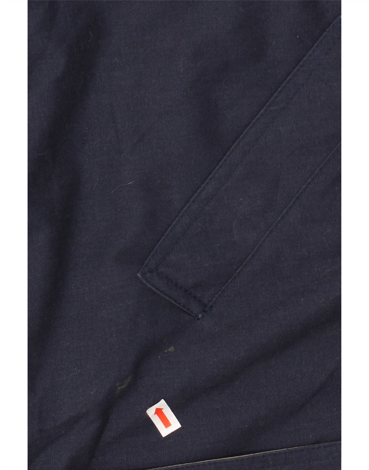 LONDON FOG Veste coupe-vent à capuche pour femme UK 16 Large Bleu marine