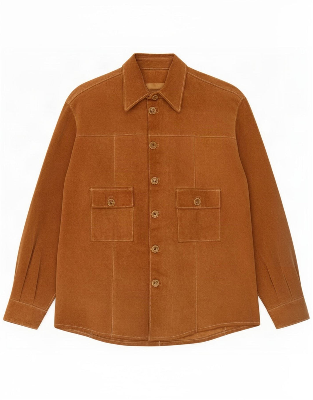 veste en daim homme vintage XL Marron